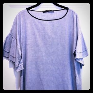 Zara pin stripe summer dress